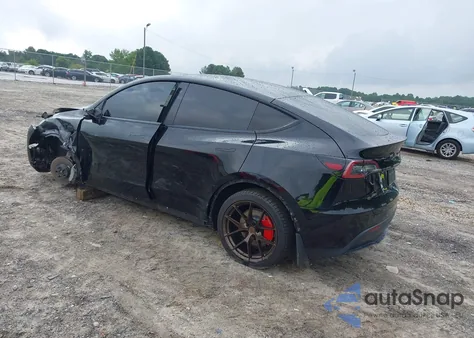 2020 Tesla Model Y Long Range Dual Motor All-Wheel Drive из США, поврежденный, VIN 5YJYGDEE2LF027796